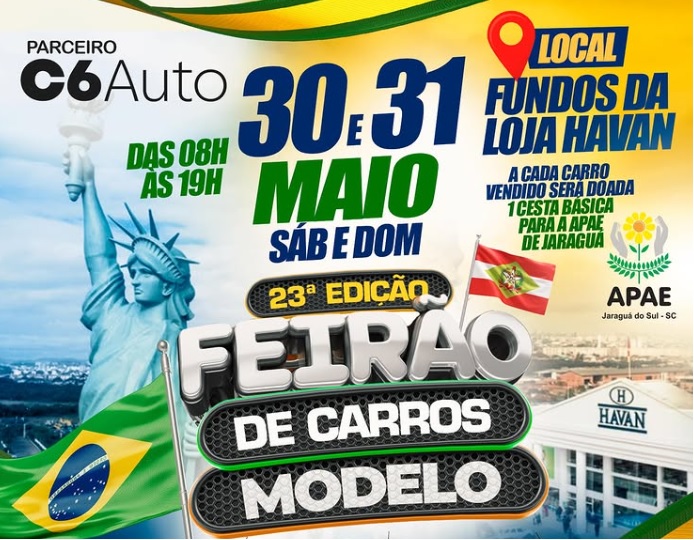 23º Feirão de Carros Modelo acontece neste fim de semana.