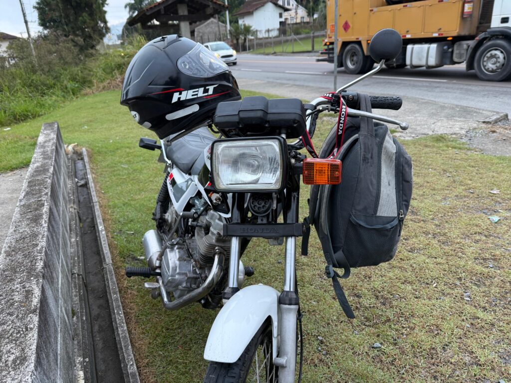 Adolescente é atropelado por motocicleta na SC-421 em Pomerode