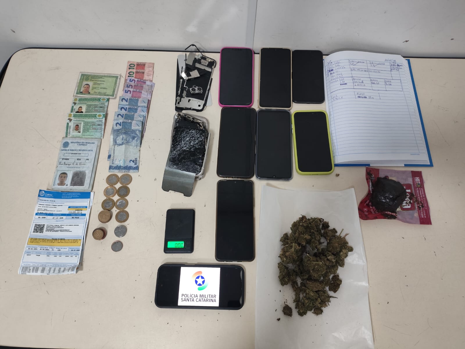 Operação integrada prende suspeito de tráfico de drogas e homicídio em Ilhota
