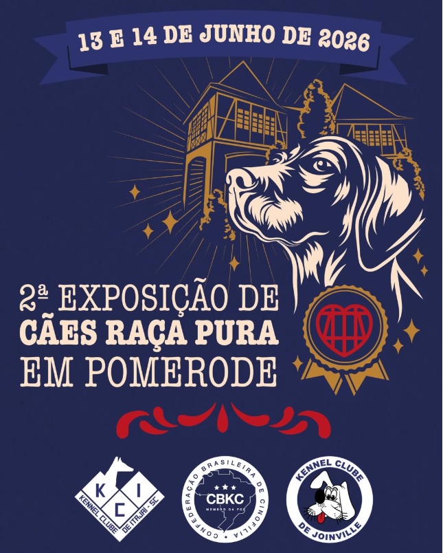 Exposição de Cães Raça Pura de Pomerode