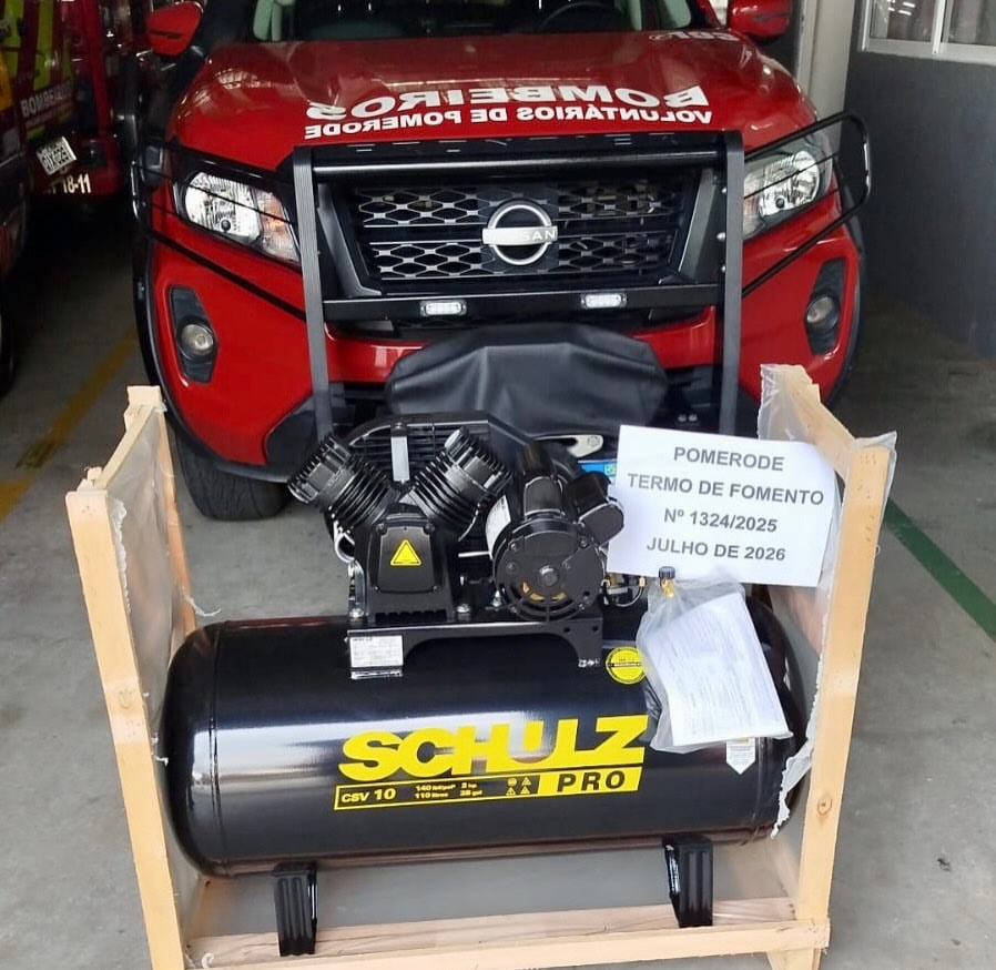 Bombeiros Voluntários de Pomerode recebem novos equipamentos para reforçar atendimentos