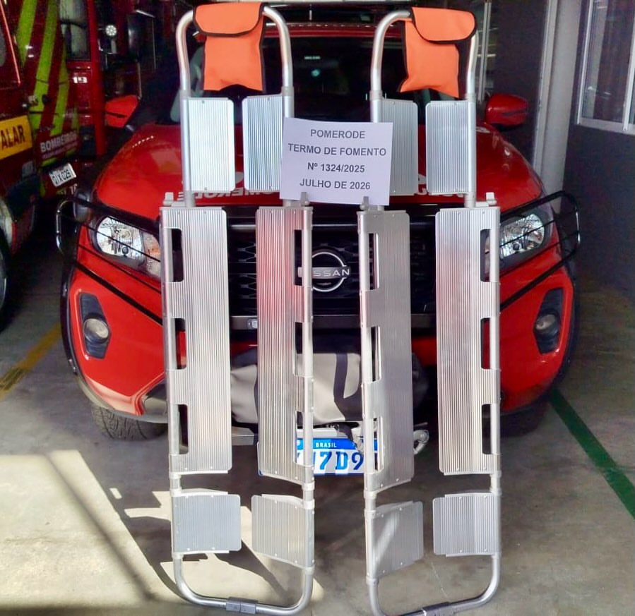 Bombeiros Voluntários de Pomerode recebem novos equipamentos para reforçar atendimentos