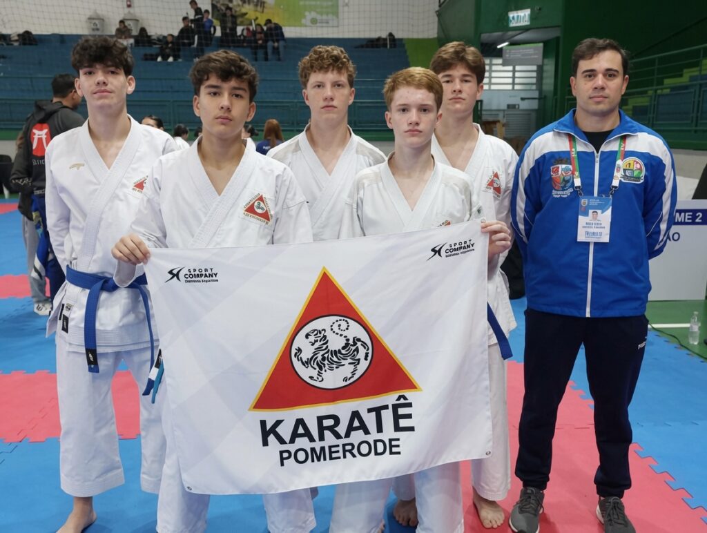 Karatê de Pomerode conquista quatro medalhas no Estadual Divisão A