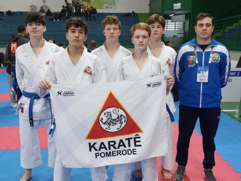 Karatê de Pomerode conquista quatro medalhas no Estadual Divisão A