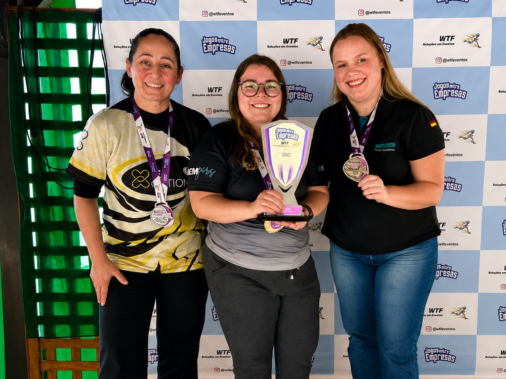NETZSCH domina pódios da 2ª etapa da Cacheta dos Jogos Entre Empresas