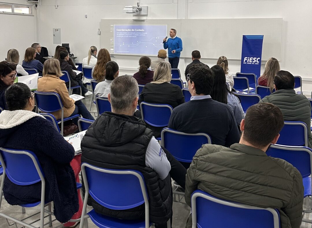 SESI promove debate sobre saúde do trabalhador em Pomerode