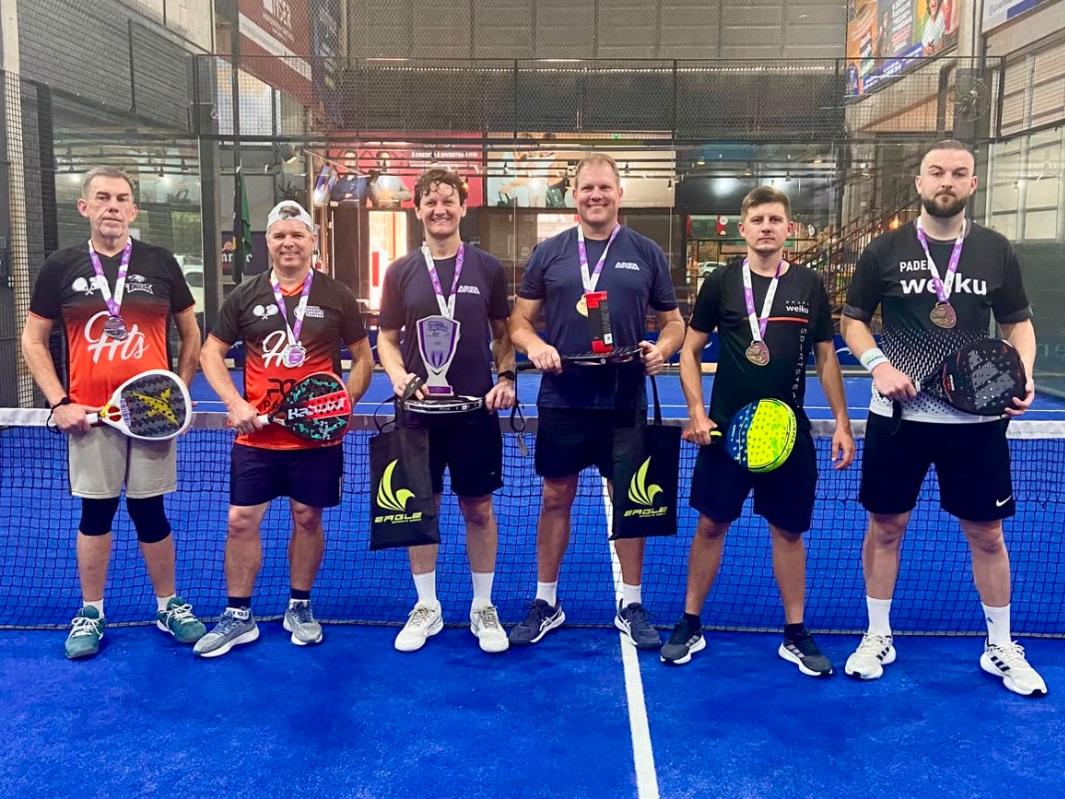 Andritz e Porcelanas Germer vencem a 2ª etapa do Padel nos Jogos Entre Empresas