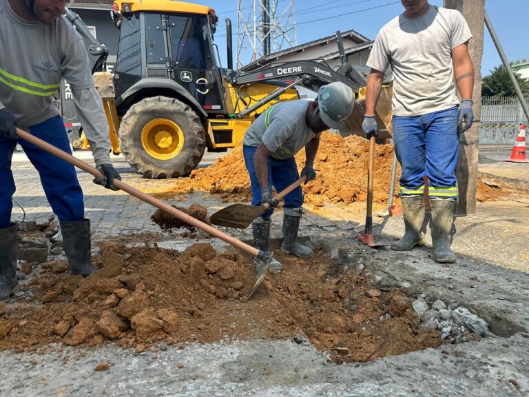 Pomerwasser realiza novas interdições para obras no centro de Pomerode