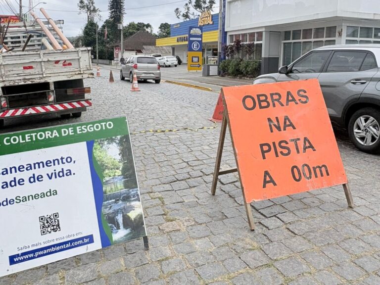 Obras de ampliação do saneamento continuam na próxima semana