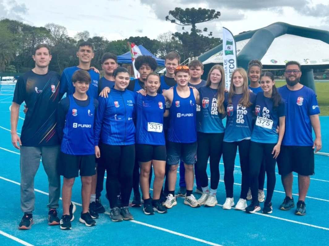 Atletismo de Pomerode conquista títulos e recorde no Estadual Sub-16