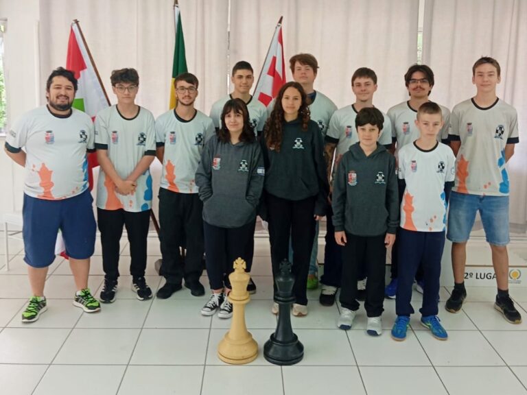 Equipe de Pomerode conquista mais de 100 pontos de rating FIDE em torneio de xadrez
