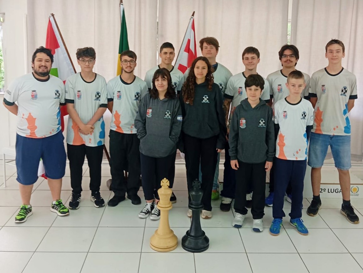 Equipe de Pomerode conquista mais de 100 pontos de rating FIDE em torneio de xadrez
