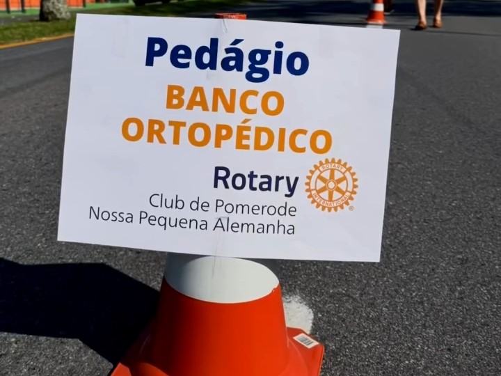 Rotary Club de Pomerode cancela pedágio beneficente e abre arrecadação via Pix