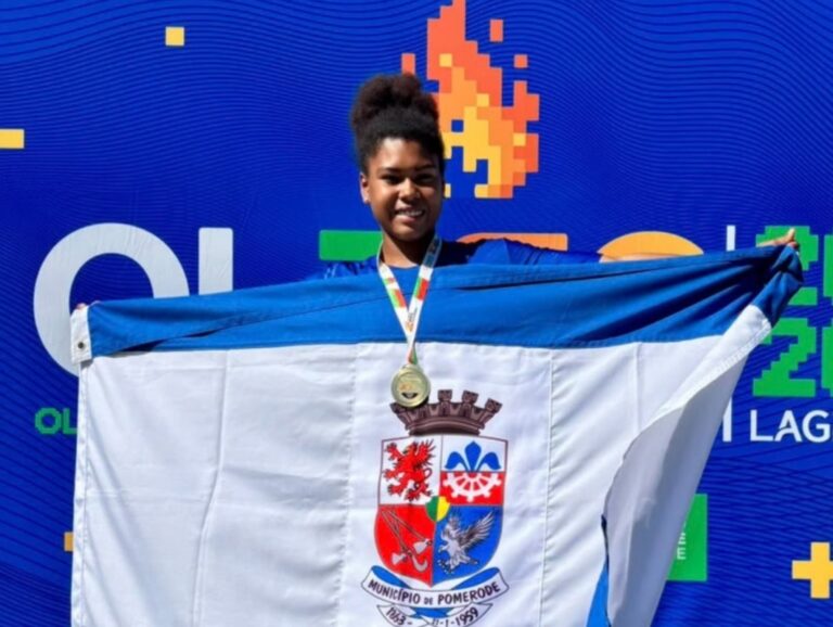 Pomerode conquista ouro no Lançamento do Martelo da Olesc