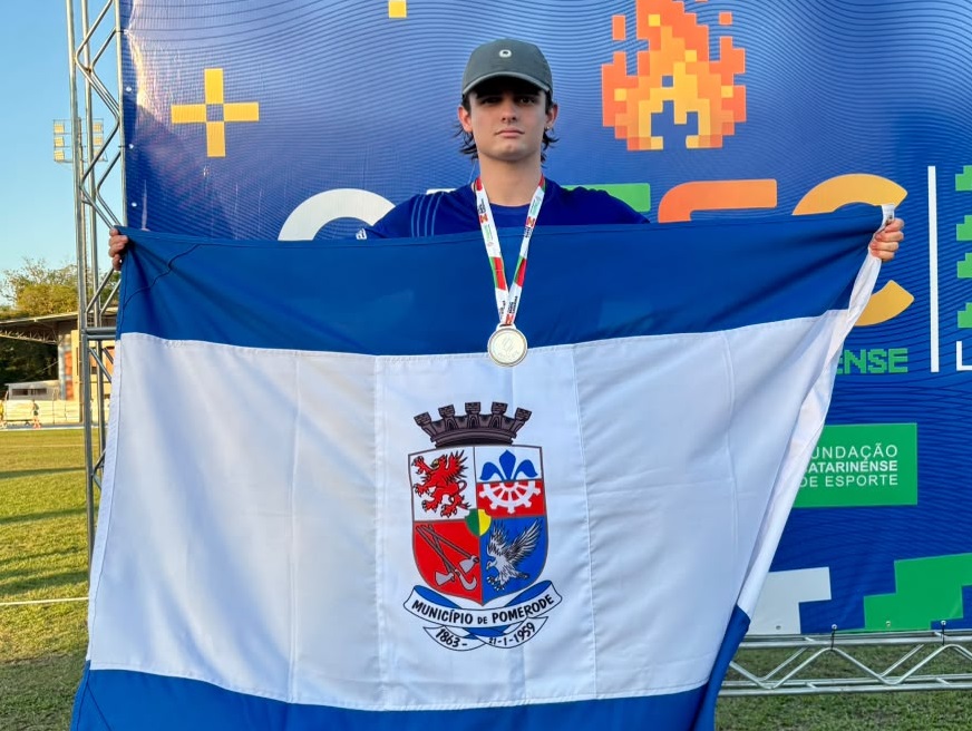 Atletismo de Pomerode conquista mais medalhas na Olesc em Timbó