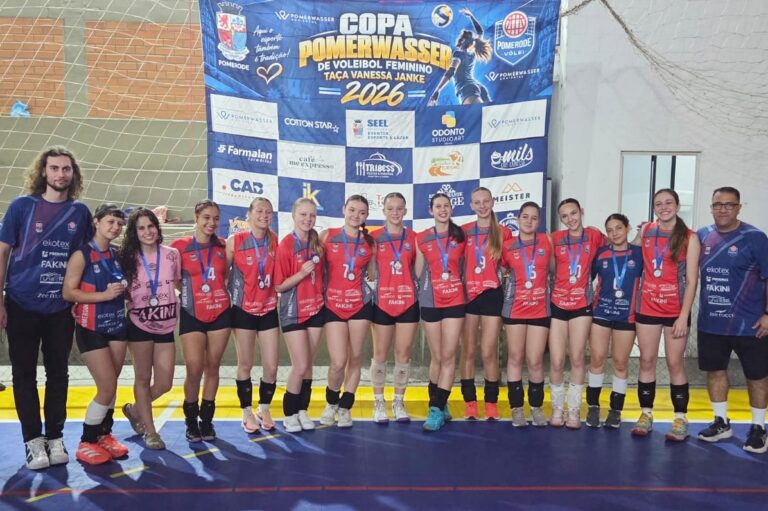 Pomerode conquista bronze e amplia participação na Copa Pomerwasser de Vôlei