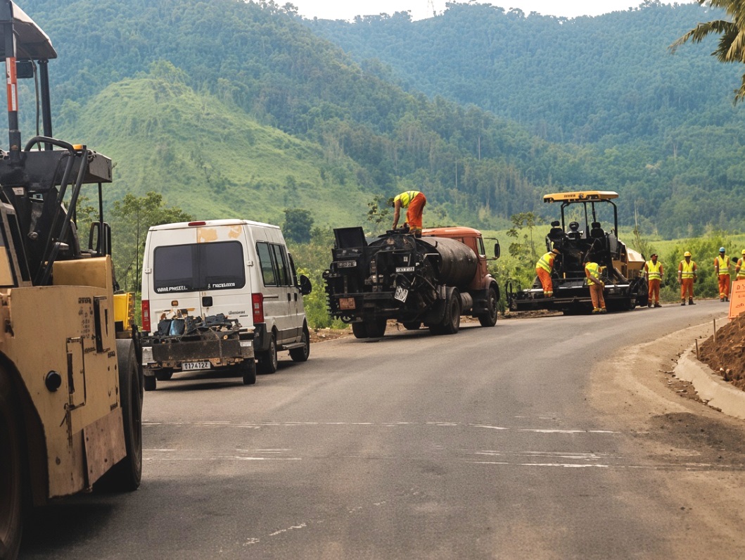 Pavimentação da rota entre Jaraguá do Sul e Pomerode entra na reta final