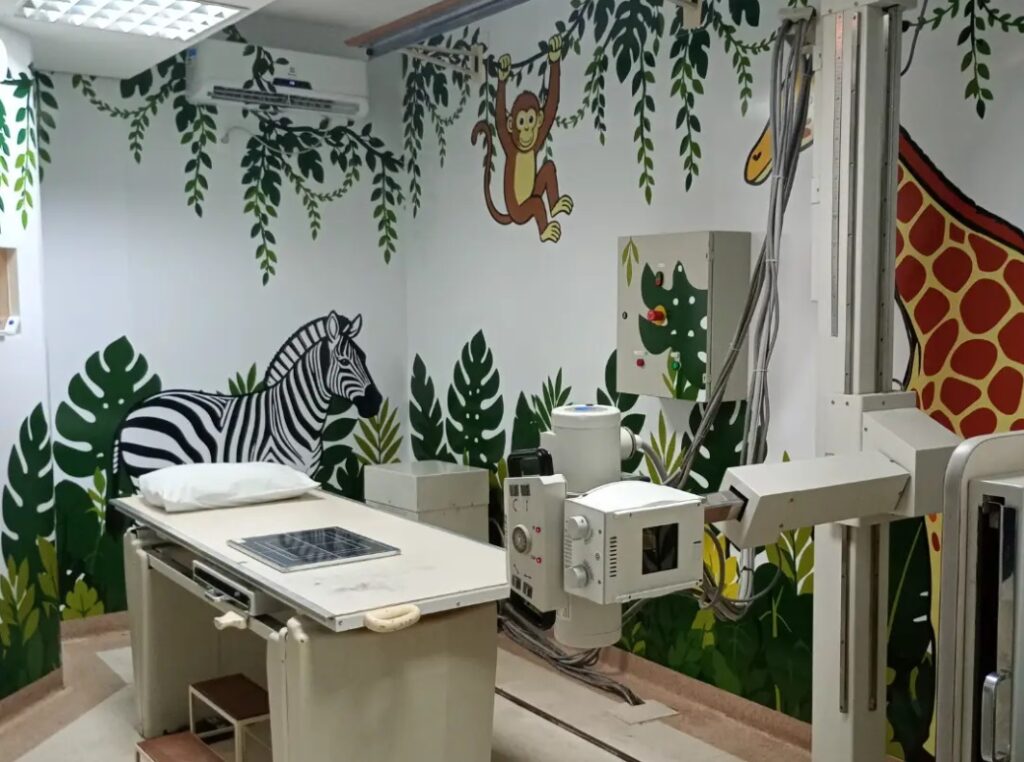 Cresol transforma sala de raio X do Hospital e Maternidade Rio do Testo.