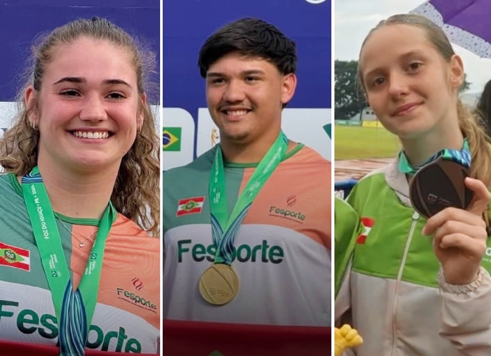 Atletas de Pomerode conquistam três medalhas nos Jogos da Juventude