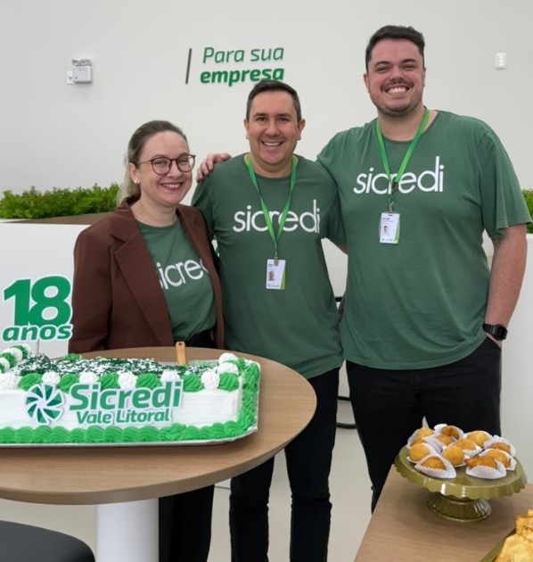 Sicredi Vale Litoral SC completa 18 anos