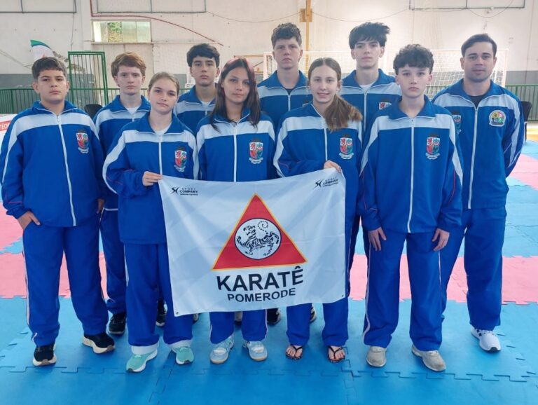 Karatê de Pomerode conquista três medalhas na Olesc 2026