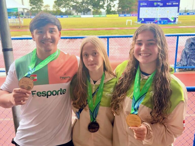 Atletas de Pomerode conquistam três medalhas nos Jogos da Juventude