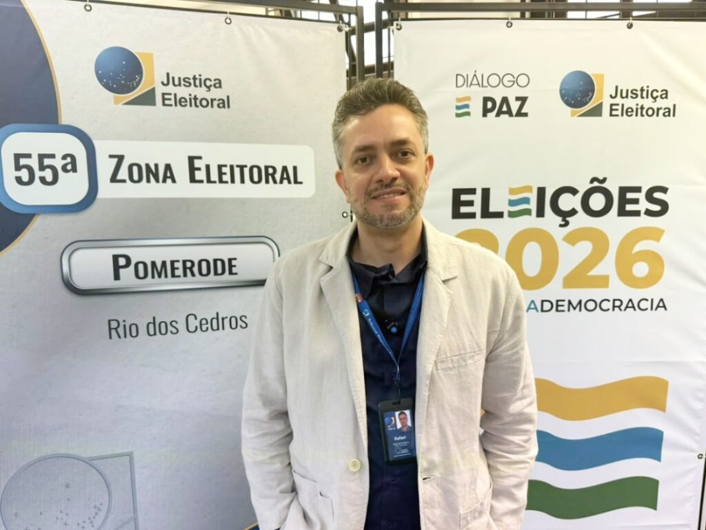 Urna eletrônica é substituída após apresentar defeito em Pomerode