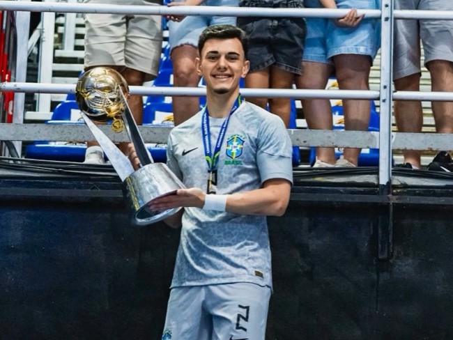 Brasil conquista Sul-Americano Sub-20 de Futsal com pomerodense no elenco